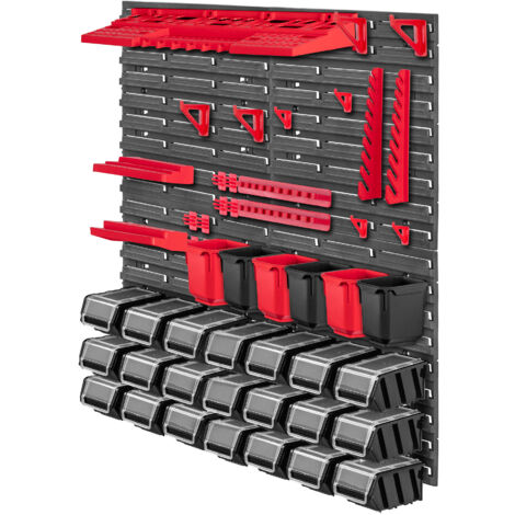 KADAX Tablero de Herramientas de Taller de Pared 78x78cm 50 piezas Taller Para Garaje