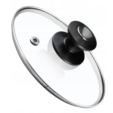 KADAX Tapa de cristal de 14 cm para sartén
