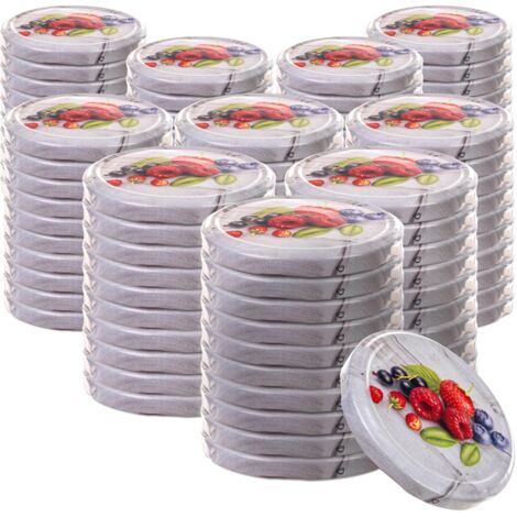 KADAX Tapas para tarros Tapas Fi82 Tapas para tarros Enlatadas 100x
