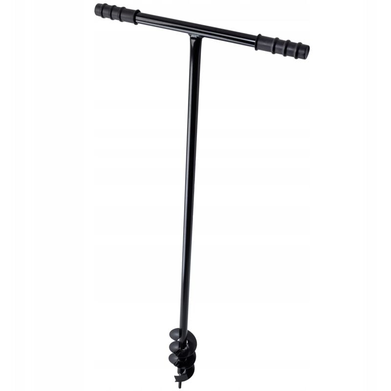 KADAX Tarière Manuelle avec Poignée en Métal, Outil de Jardinage à Main pour Creuser des Trous, Planter des Arbres et Installer des Clôtures (80 mm)