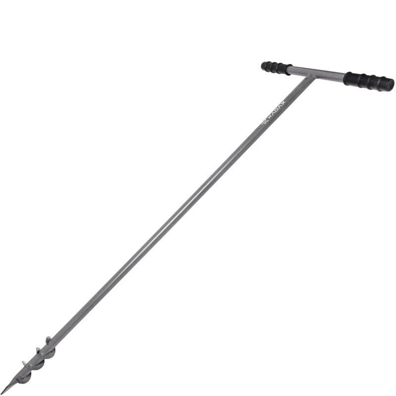 Tarière manuelle en forme de t pour planter des arbres, foret de jardinage pour poteaux de clôture, foret de plantation avec poignée (ø 50 mm) - Kadax
