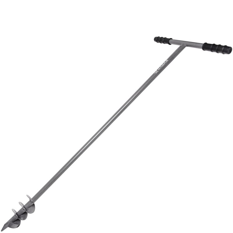 Tarière manuelle en forme de t pour planter des arbres, foret de jardinage pour poteaux de clôture, foret de plantation avec poignée (ø 80 mm) - Kadax
