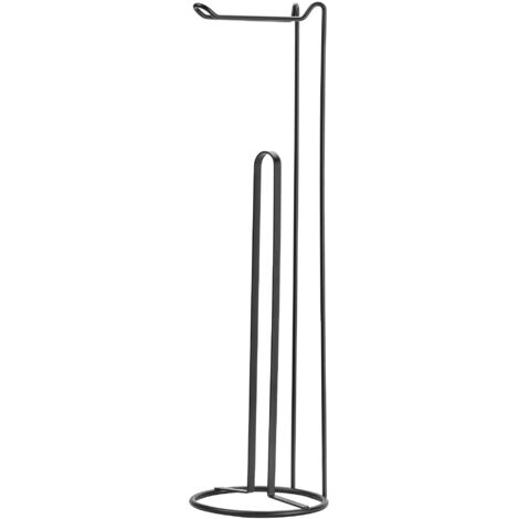 KADAX Toallero de Papel Negro Estante Loft Elegante Baño