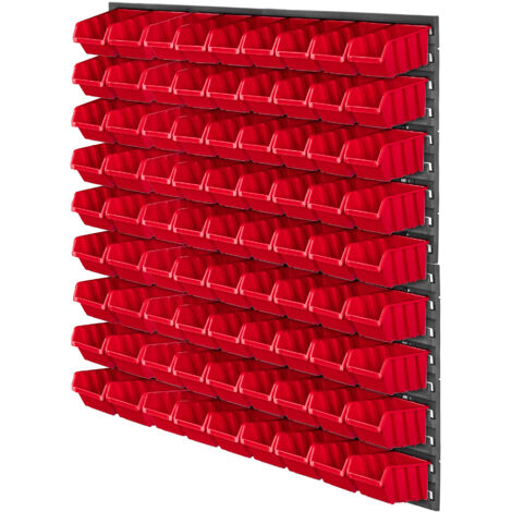 KADAX Toolboard Atelier Mur 78x78cm 81 pièces Atelier Garage Coffrets
