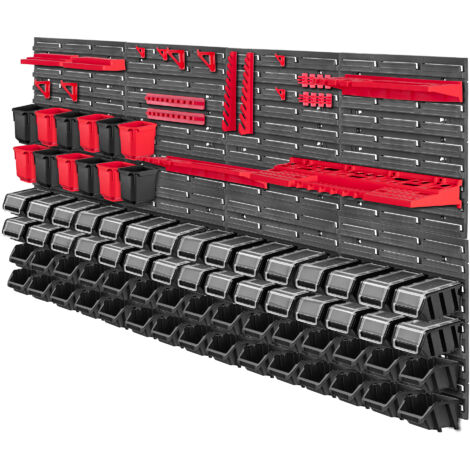 KADAX Toolboard Wall 156x78cm 97 pièces Atelier Garage Conteneurs