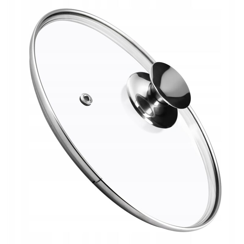 Topfdeckel, Universaldeckel Aus Glas Mit Silbergriff, Hitzebeständiger Deckel In Verschiedenen - Kadax