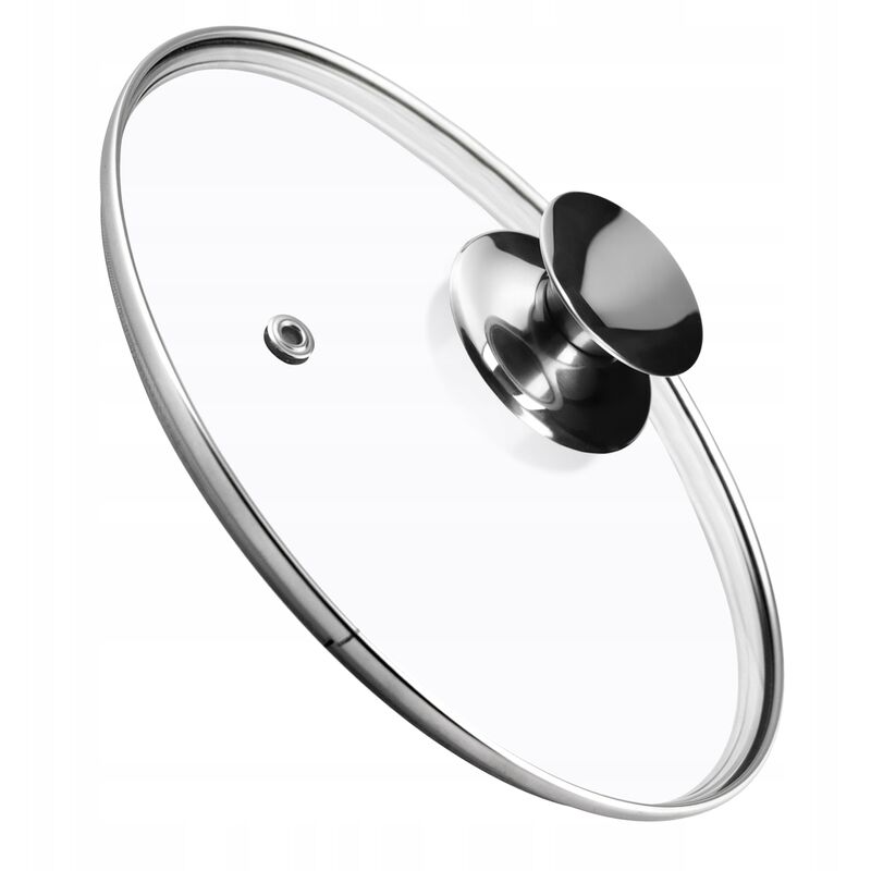 Topfdeckel, Universaldeckel Aus Glas Mit Silbergriff, Hitzebeständiger Deckel In Verschiedenen - Kadax