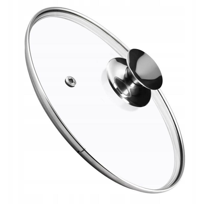 Topfdeckel, Universaldeckel Aus Glas Mit Silbergriff, Hitzebeständiger Deckel In Verschiedenen - Kadax