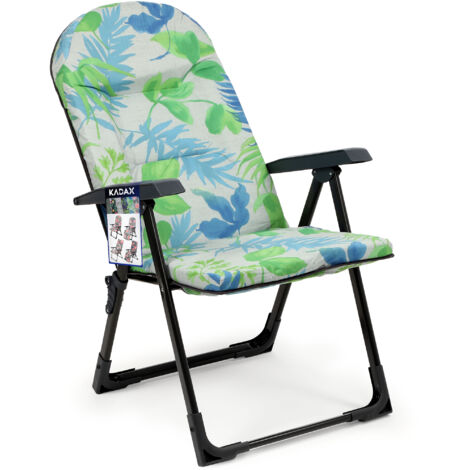 KADAX Transat de Jardin Plage Ajustable 110kg