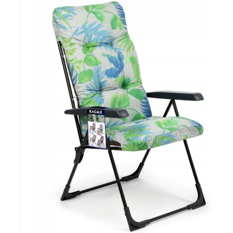 KADAX Transat de Jardin Plage Ajustable 110kg