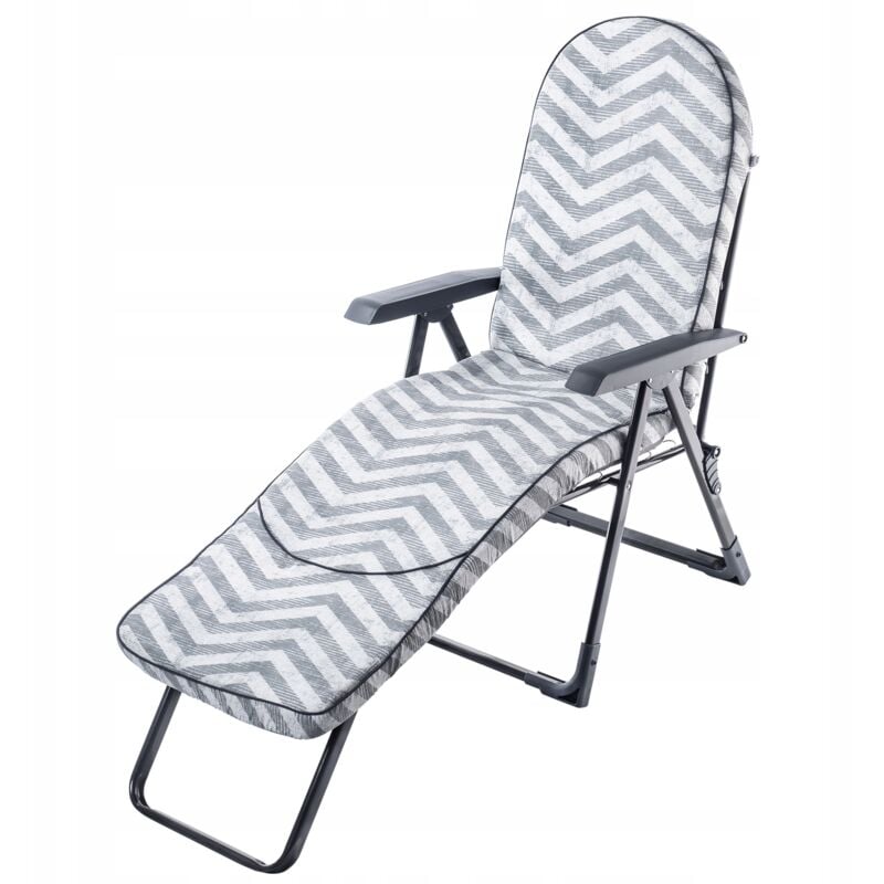 Kadax - Transat Jardin Plage Chaise Réglable 150kg