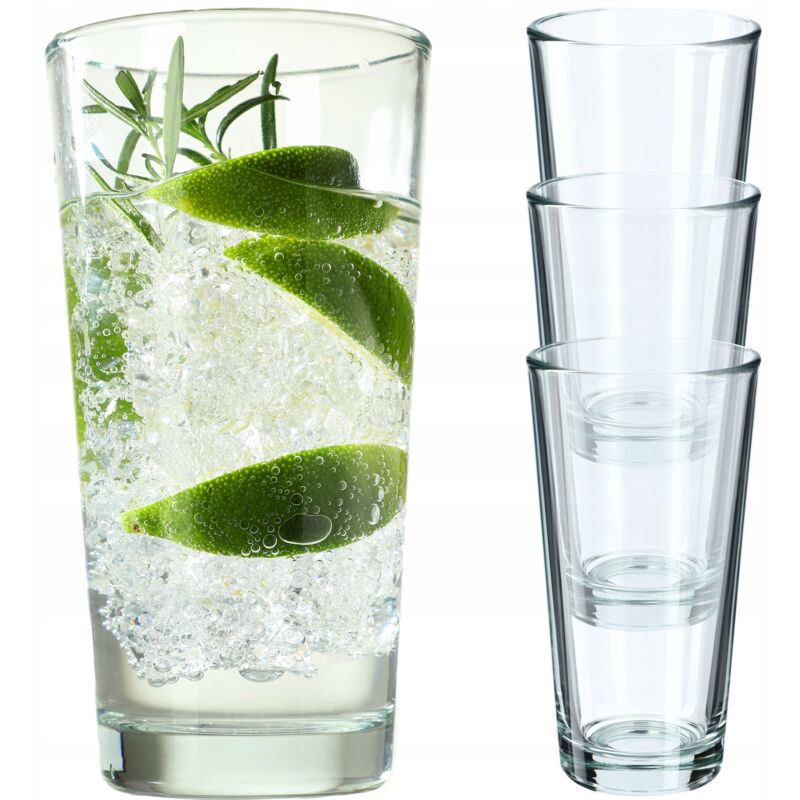 Kadax Trinkgläser, Cocktailgläser Aus Robustem Glas, Longdrinkgläser, Universalgläser Für Wasser, Sa