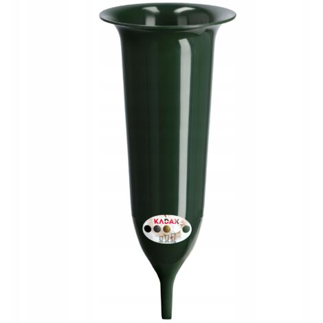 KADAX Vaso bottiglia per lapide cimiteriale 23 cm lapide per fiori verde