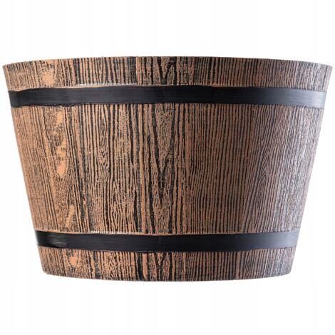 KADAX Vaso da fiori Vaso da fiori 23 cm Coperchio con inserto portafiori da giardino in plastica