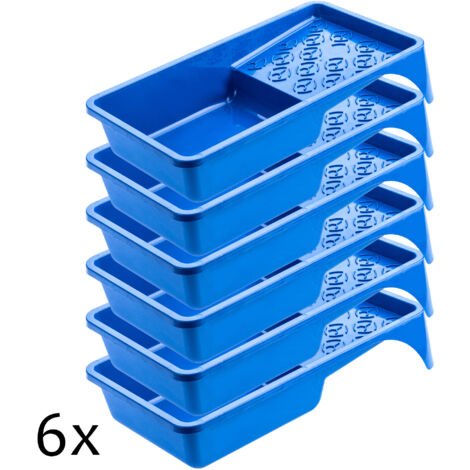 KADAX Vassoio per rullo di vernice 160mm Blu 6 pz