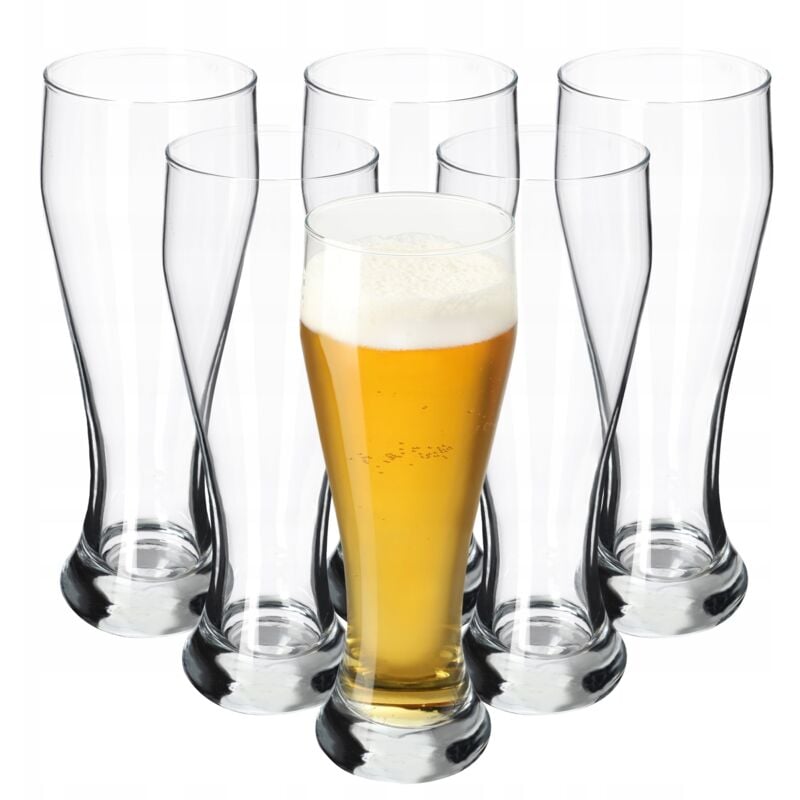 Kadax - Verres à Bière Chopes Grands 665ml 6pcs