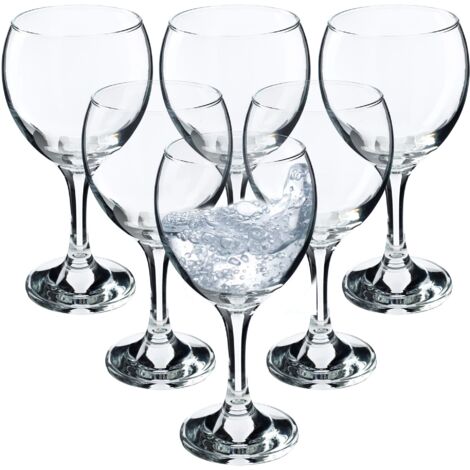 KADAX Verres à Eau à Vin 6pcs 260ml Ensemble de Verres