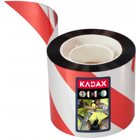 KADAX Vogelabwehrband, Hologrammband, Rot, 4.8 cm x 50 m