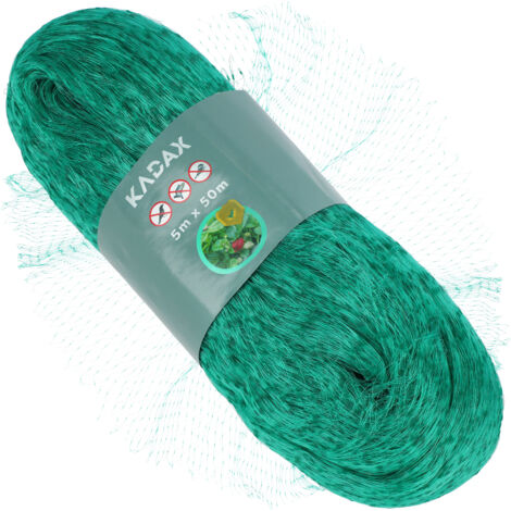 KADAX Vogelnetz engmaschig, Grün, 5 x 50 m