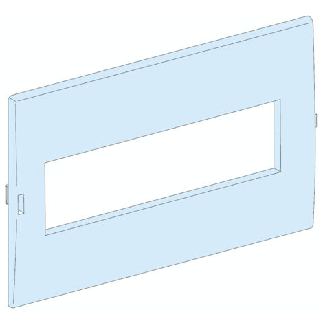 Kaedra - accessoire coffret - plastron pour appareillage modulaire - 18 modules