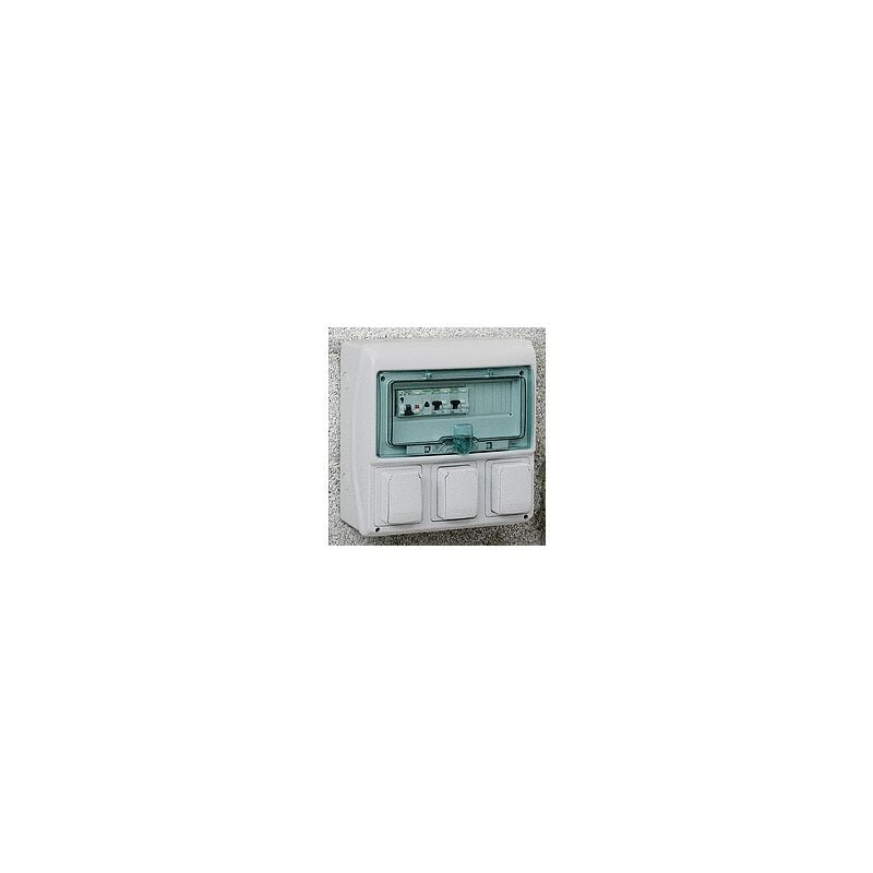Kaedra - coffret - pour prises - 340 x 335 mm - 13 modules - 3 ouvertures - 10365