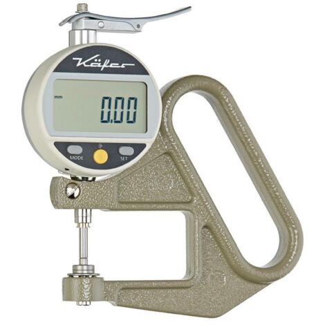 KÄFER Jauge d'épaisseur JD 50 plage de mesure 12,5mm division 0,01mm dig.fl.10=cmm - 20048