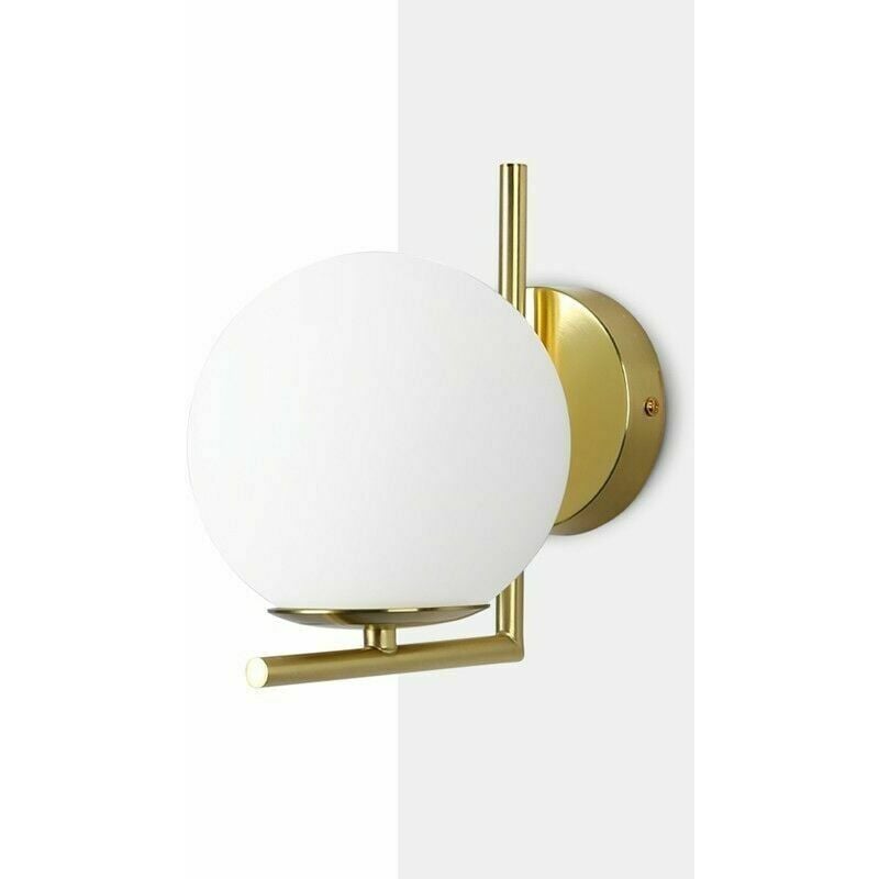 Shmshng - Applique Murale Boule de Cristal Or Or