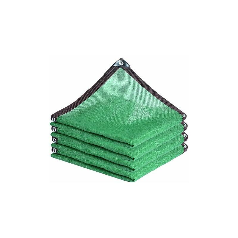Qiyao - Filet D'ombrage Vert, Voile D'ombrage Toile d Ombrage Rectangulaire Toile D'ombrage 75% Filet Solaire Résistant Aux D'ombrage