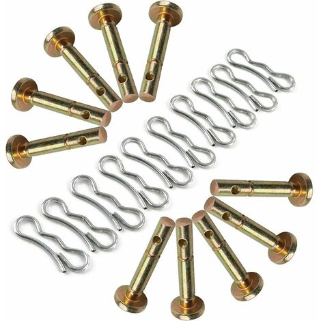 KAEJYIUT-Lot de 10 goupilles de cisaillement et goupilles de rechange Cub Cadet pour souffleuses à neige 738-04124 et 714-04040 MTD