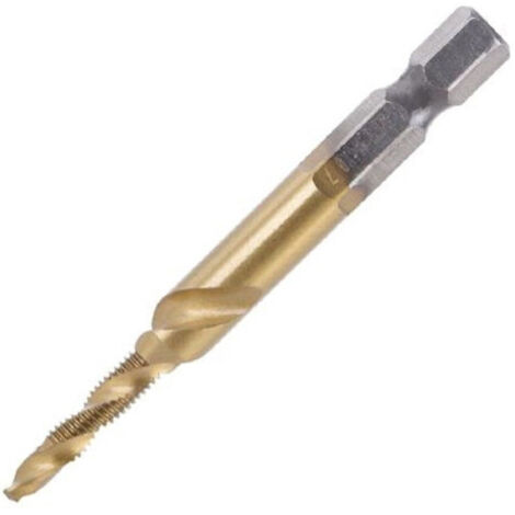 Kaela - Punta Per Trapano M4x0.7 Mm In Titanio Hss Con Filettatura Metrica Metallo 57210 -