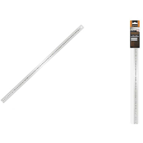Kaela - Righello Metro In Acciaio Inox Metallo 1 Mm A 60cm Riga Segnatura Cm Inch 97765 -