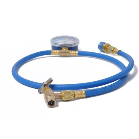 Kältemittel-Ladeschlauch-Kit, R134a Autoklimaanlage, Messschlauch Kältemittel-Ladeschlauch mit Manometeradapter