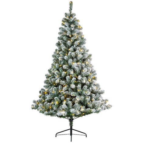 7ft 210cm Imperial Pine Christmas Tree in White by Everlands 