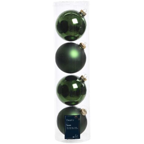 kaemingk KAEMINGK - Box sfere in vetro verde 10cm Cod. 141592