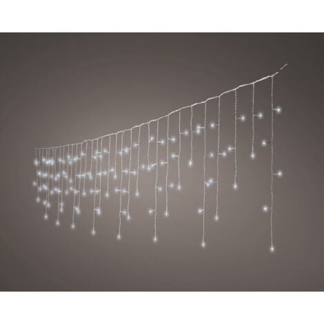 PERAGASHOP Kaemingk LED Eisregen Lichterkette 175 LED kaltweiß Lichterketten