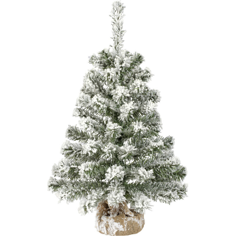 Everlands Schneebedeckter Weihnachtsbaum Für Den Innenbereich – 60 Cm