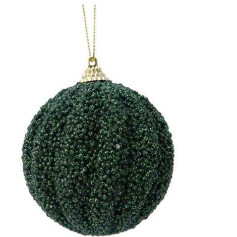 KAEMINGK BV Kaemingk Pallina di Natale - Verde Pino - Diametro 8 cm