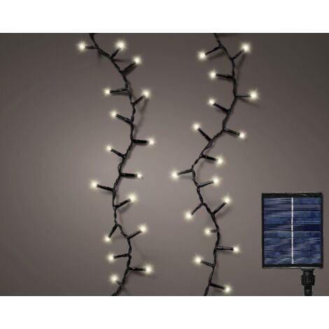 Kaemingk Solar LED-Licherkette Compact 16 m warmweiß