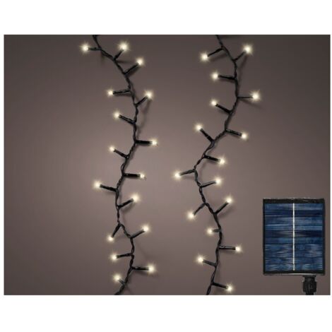 Kaemingk Solar LED-Licherkette Compact 22,5 m warmweiß