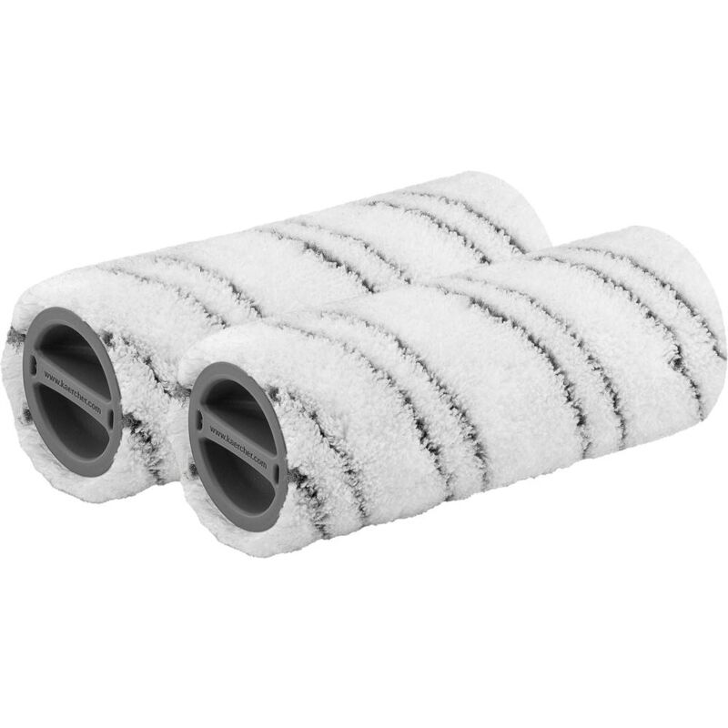 Lot de 2 rouleaux (20,9 x 12,4 x 6 cm) pour Aspirateur FC3, FC5 & FC7 Karcher 20550070