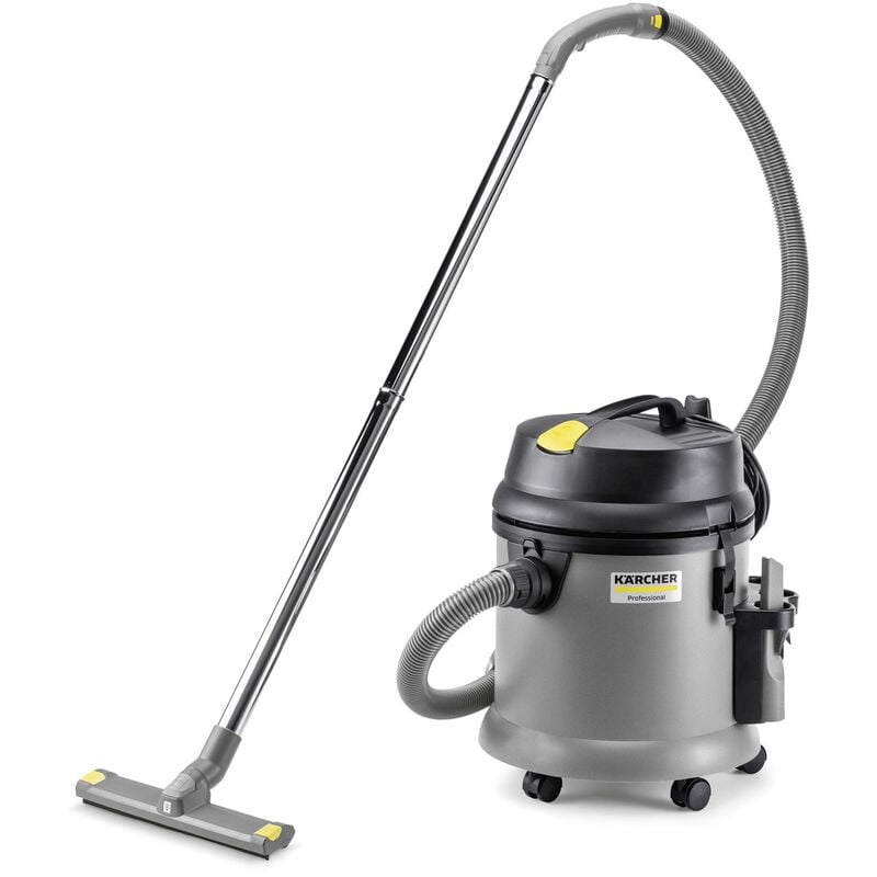 Karcher - Aspirateur eau et poussières professionnel nt 27/1 Adv, 1380 w avec cuve plastique 27 litres anti choc, et suceur fente extra long