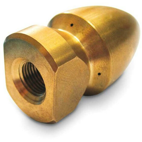 Kärcher – Buse canalisations 100 Ø24 – Raccord R 1/8" pour flexible de nettoyage – 4 x 30° vers l’arrière – 57630880