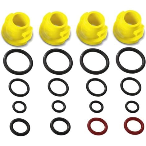 AOUGO Kärcher Ersatz-O-Ring-Set, Zubehör für Hochdruckreiniger, Karcher Hochdruckreiniger-Luftdüse und O-Ring-Set, kompatibel mit den Modellen K1/K2/K3/K4/K5/K6/K7/T250/T-Racer