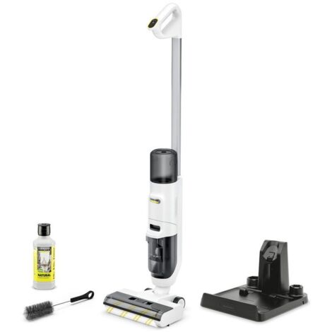 Kärcher FCV 2 Natural N aspirapolvere senza filo Bianco Senza sacchetto