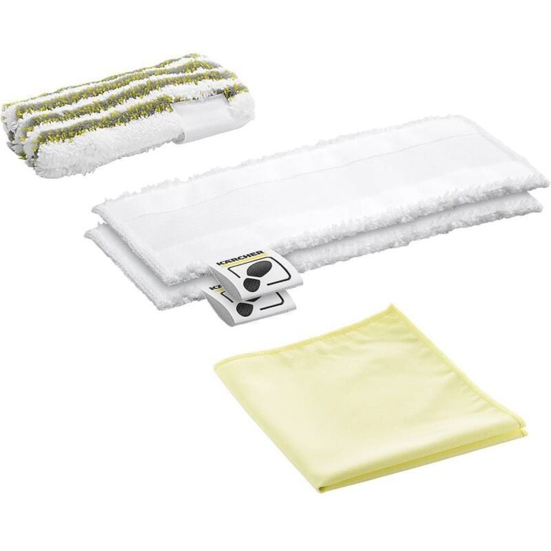 Karcher - Kärcher Home & Garden 2.863-266.0 2.863-266.0 Set de chiffons en microfibre pour la salle de bain 1 set blanc, jaune