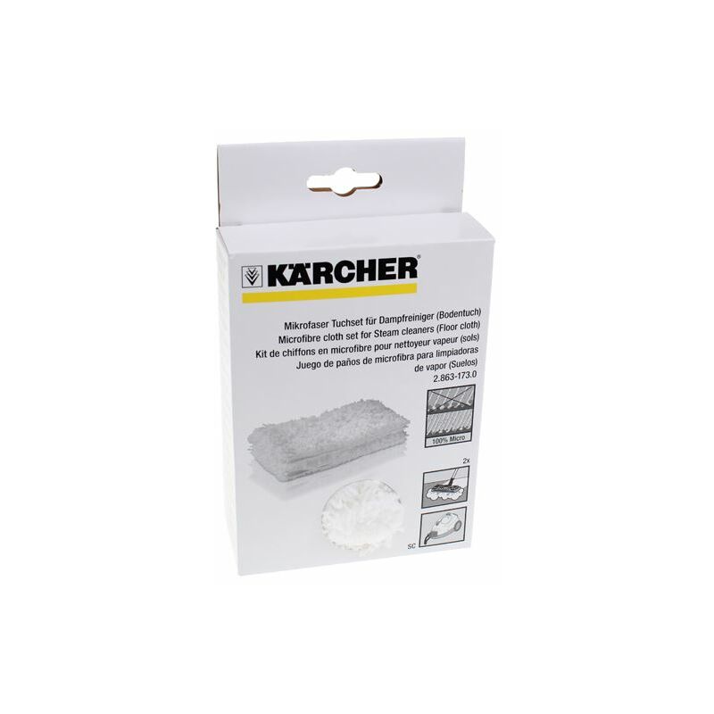 Karcher - jeu de lingettes steam+clean floor - 28631730