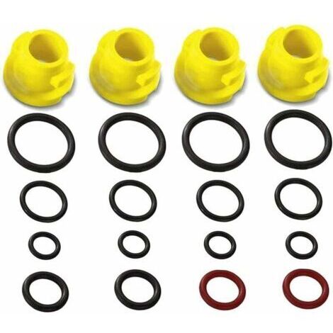 Kärcher Kit de joints toriques de rechange accessoire pour nettoyeurs haute pression，Karcher Kit de buses à air et joints toriques pour nettoyeur haute pression Compatible，K1-K7/T250/T-Racer--