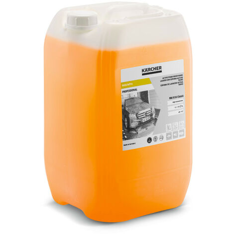 Kärcher – Mousse de lavage active NANO 20L – Détergent pour nettoyeur haute pression – Formule ASF pour protection peinture – Élimine graisses et salissures