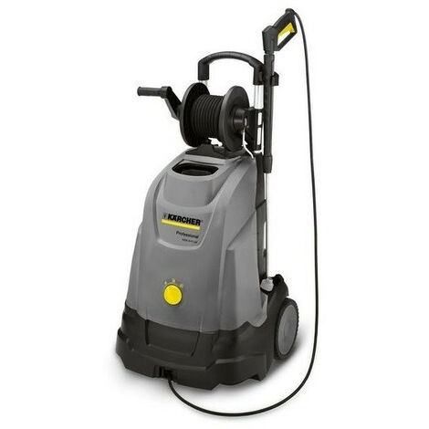 Kärcher – Nettoyeur haute pression eau chaude 2.2kW 450l/h – Enrouleur flexible intégré – Pompe axiale 3 pistons – Design vertical pour transport facile