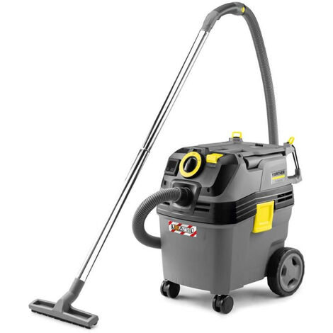 Karcher - Aspirateur eau et poussières 30L 1380W débit 74l/s décolmatage semi-automatique - NT 30/1 Ap Te L